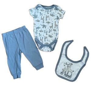Kyle & Deena Baby Boy 3 Piece Outfit Set